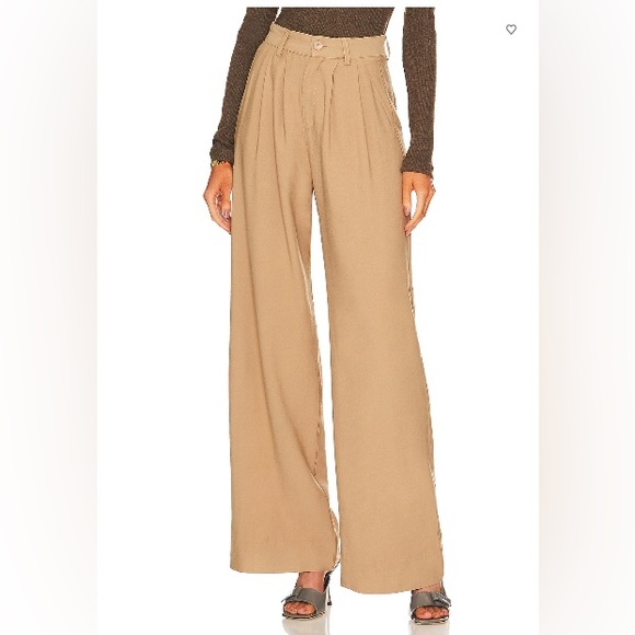 Fabi Wide Leg Pant NONchalant Label tan size small / XS